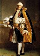 GREGORIUS, Albert Portrait of Count Charles A. Chasset oil painting